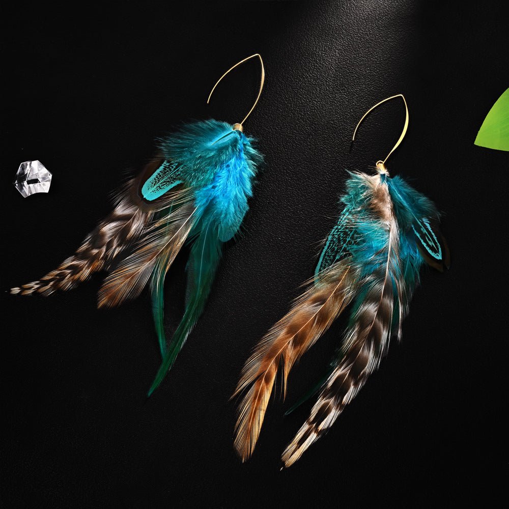 Bohemian Festival Statement Earrings(MAC468) - Mariam's Collection