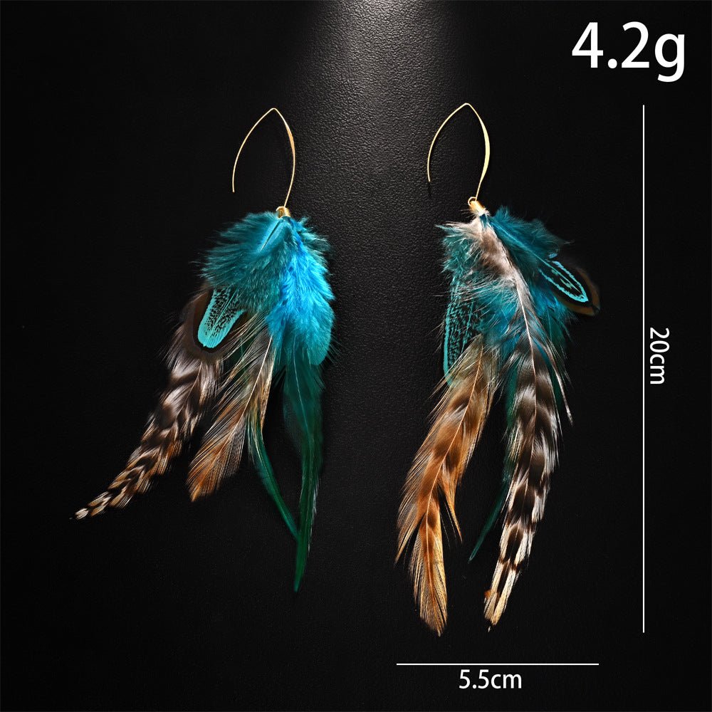 Bohemian Festival Statement Earrings(MAC468) - Mariam's Collection