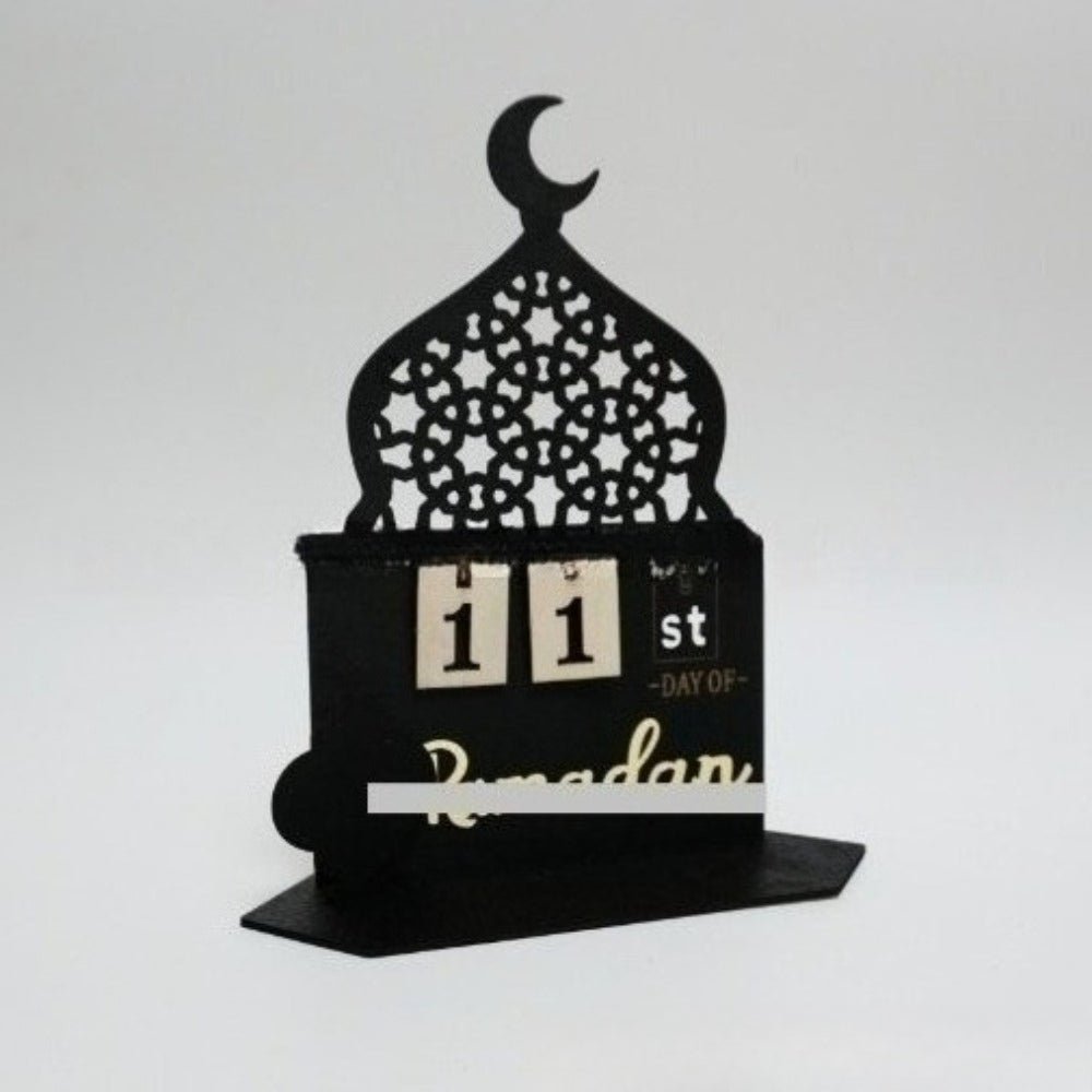 DIY Wooden Star & Moon Countdown Calendar (MAC337) - Mariam's Collection
