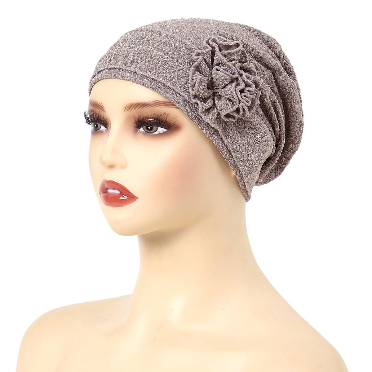 Fashion Women Solid Rose Flower Stretch Underscarf(MH112) - Mariam's Collection