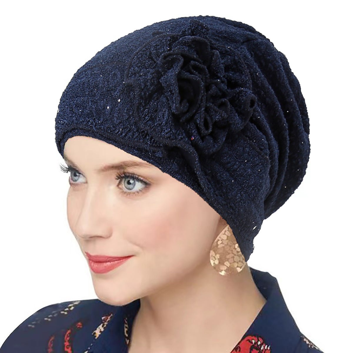 Fashion Women Solid Rose Flower Stretch Underscarf(MH112) - Mariam's Collection