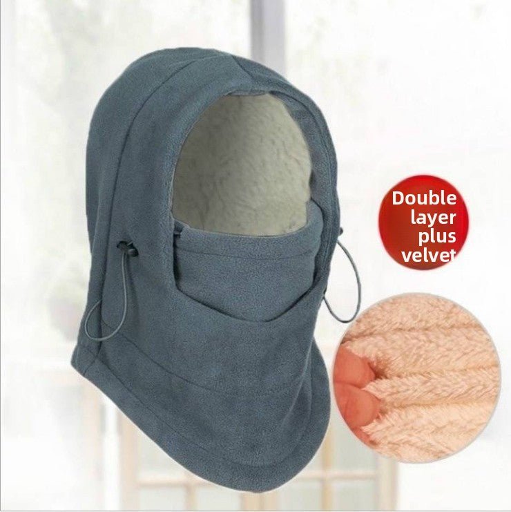Fleece - Lined Winter Balaclava | Full Face Ski Mask with Adjustable Hood(MAC306) - Mariam's Collection