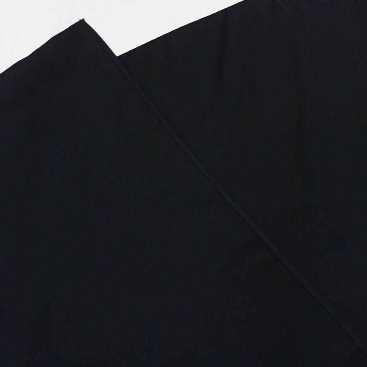 Modest Muslim Loose Fit Black Diamond Embellished V - Neck Abaya Dress(MOA208) - Mariam's Collection