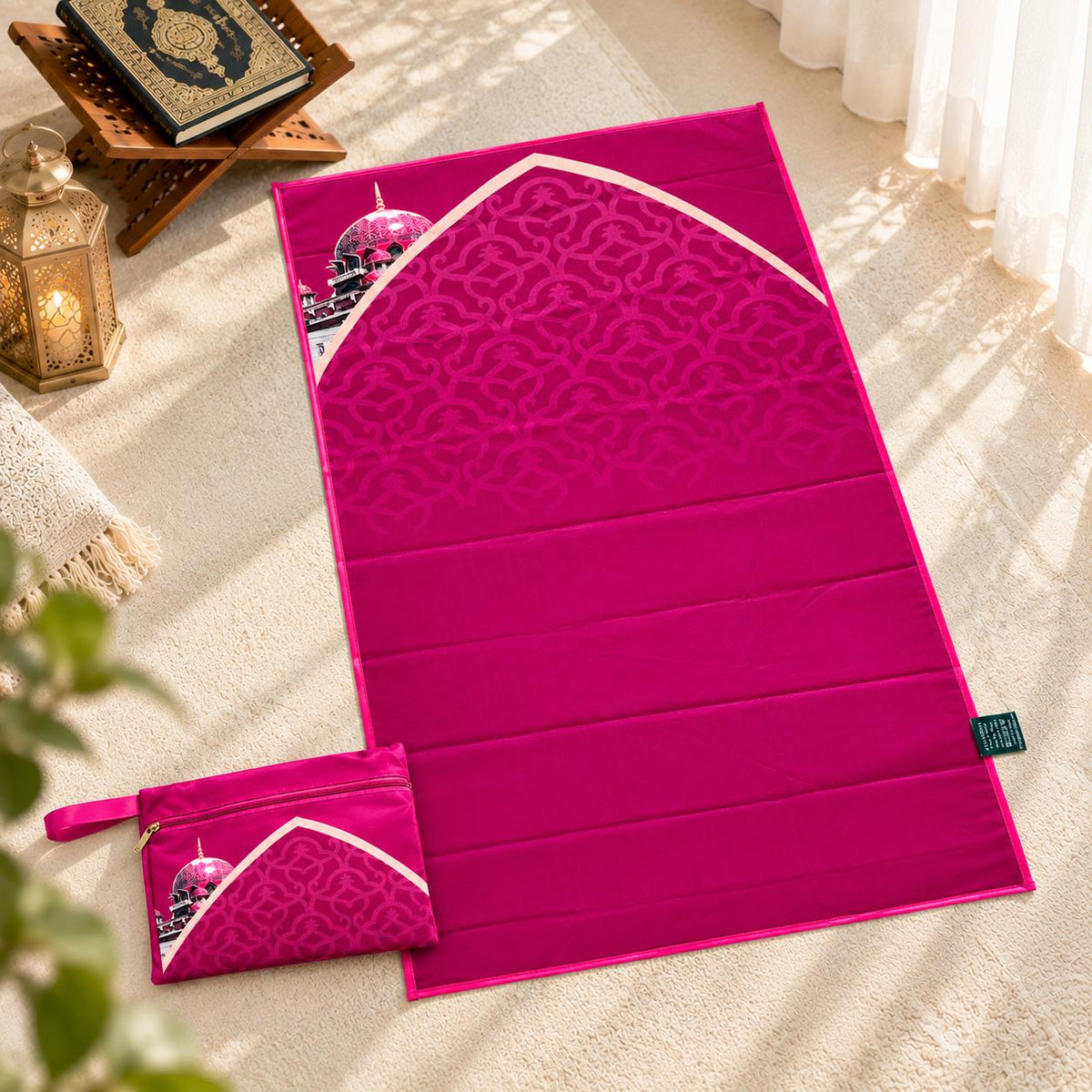 Foldable Travel Prayer Mat with Pouch – Portable Prayer Mat