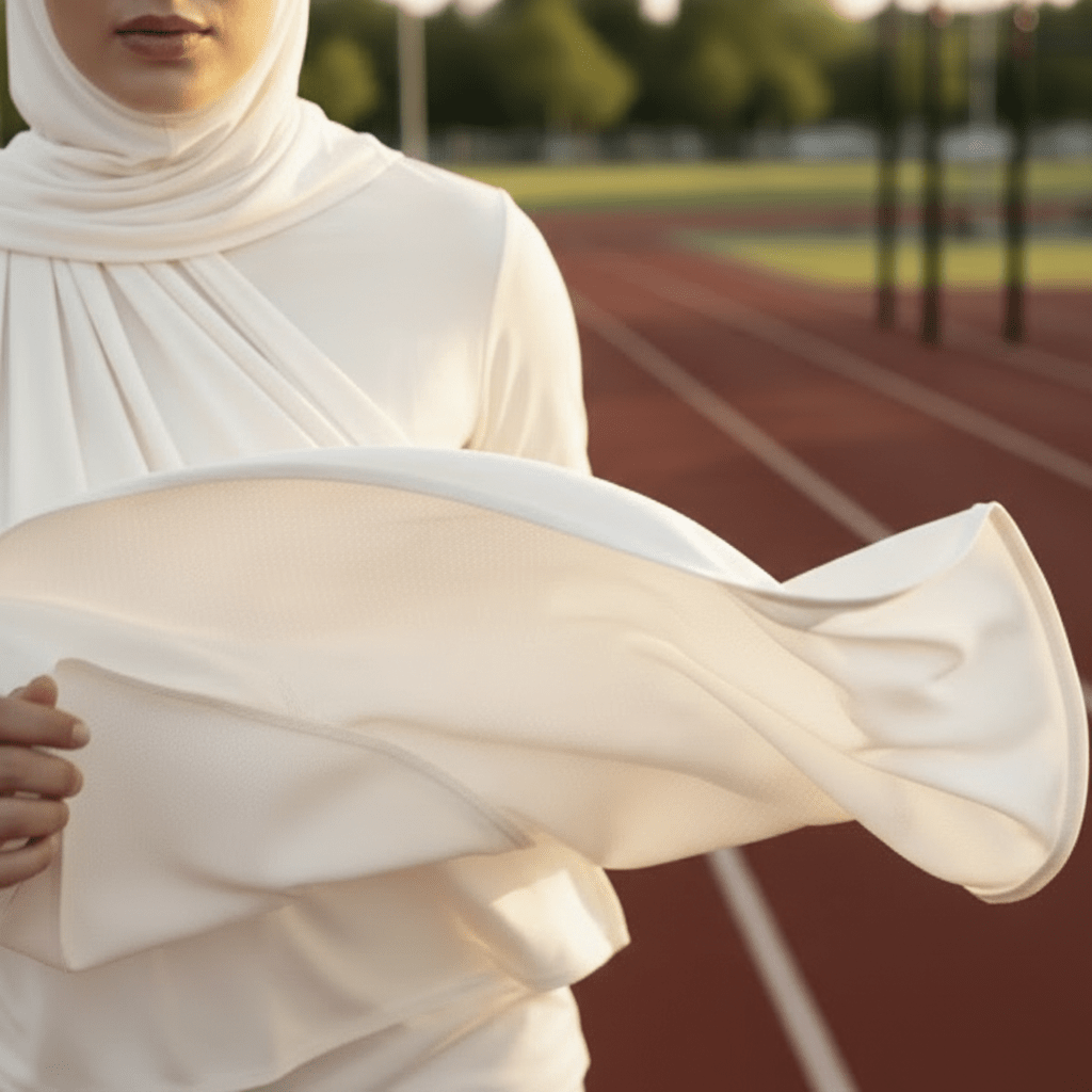 Premium Cooling Non - Slip Hijab | Breathable Sports Hijab (MH196) - Mariam's Collection