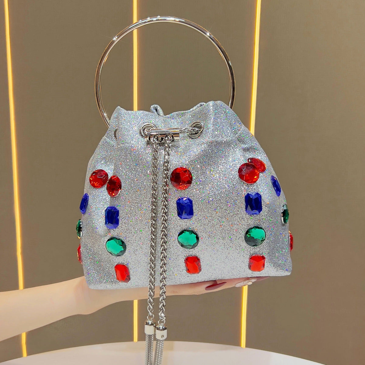 Women's Bucket Bag & Evening Chain Crossbody(MAC437) - Mariam's Collection