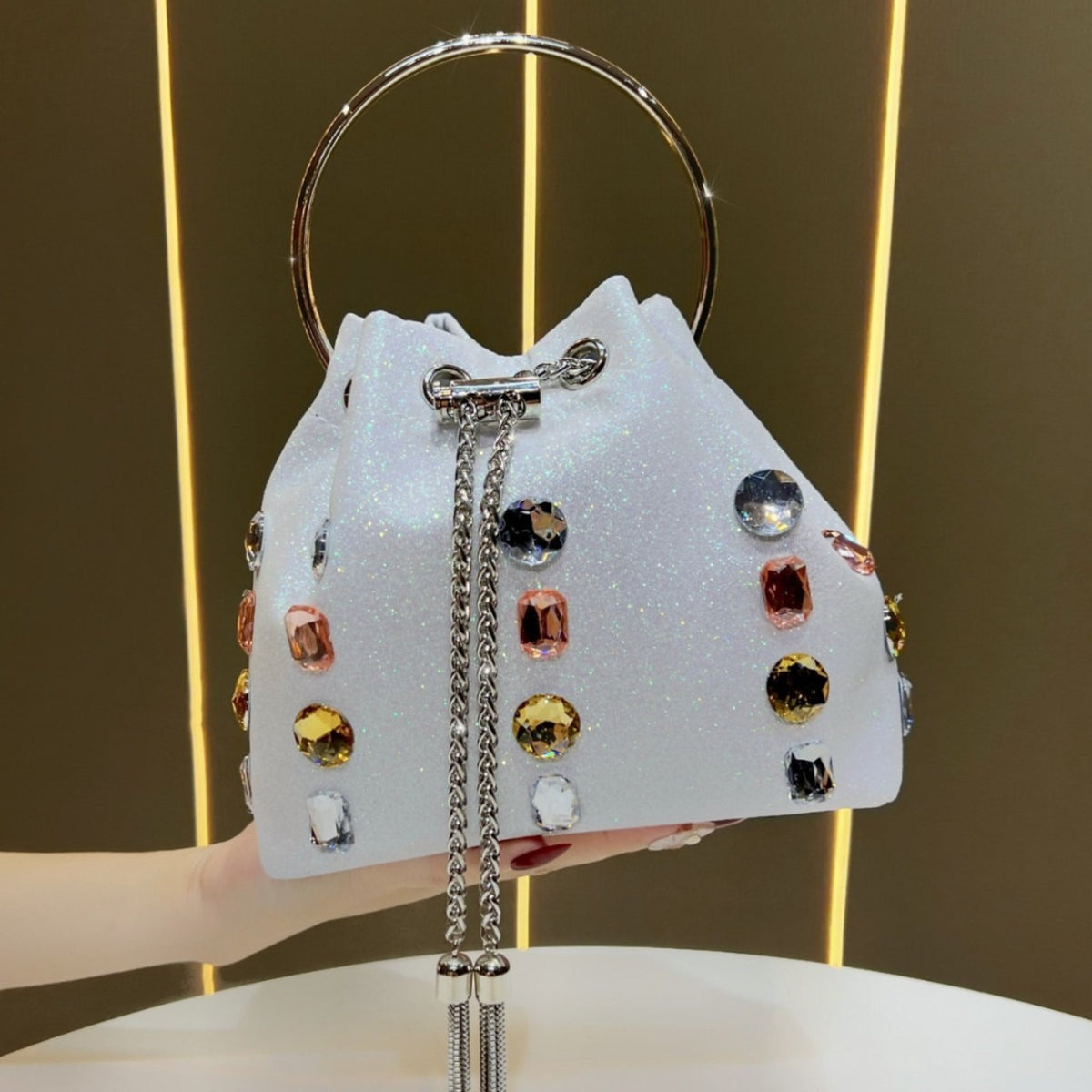 Women's Bucket Bag & Evening Chain Crossbody(MAC437) - Mariam's Collection
