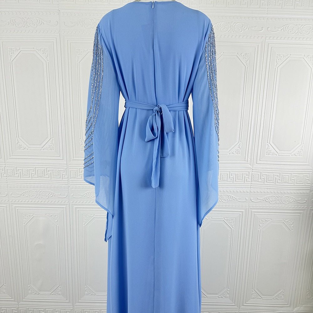 Beaded Kaftan Abaya(MA372) - Mariam's Collection